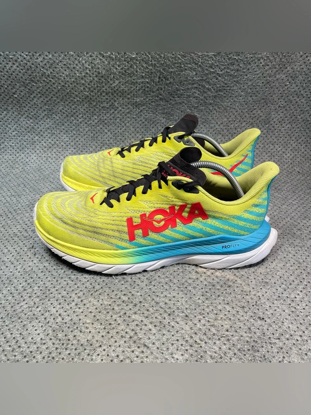 Hoka One One Mach 5 Yellow Running Shoes Size 11 Men’s